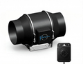 Premium 100mm EC kanavapuhallin  360m3/h 0-100%