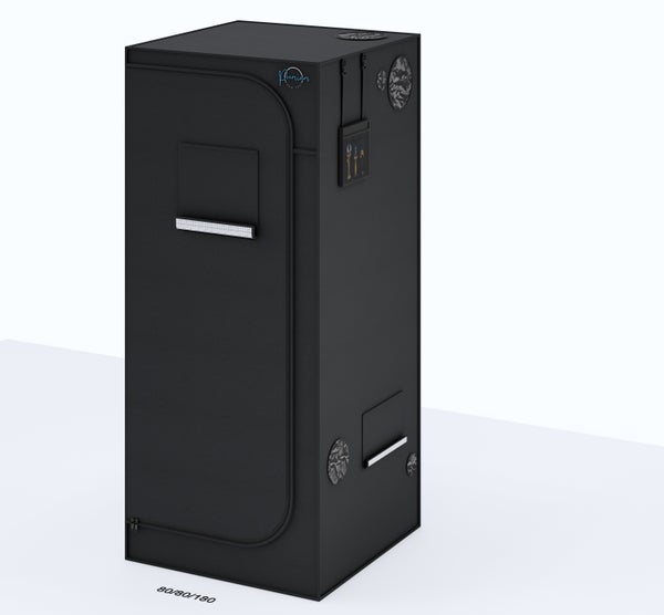 Premium kasviteltta 80 x 80 x 180 cm 600D Mylar Diamond