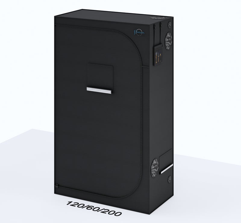 Premium kasviteltta 120 x 60 x 200 cm 600D Mylar Diamond