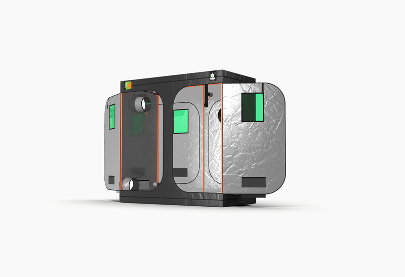 Green-Qube GQ1020L 100x200x220cm kasvatusteltta