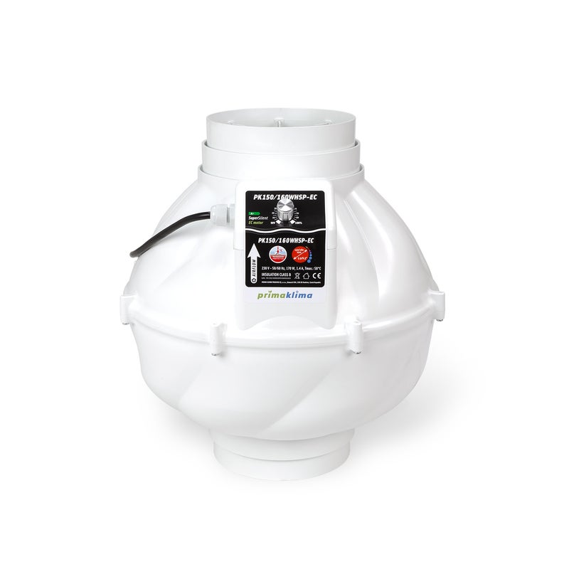Prima Klima WhisperBlower PK150/160WHSP-EC kanavapuhallin  0-1400m&sup3;/h